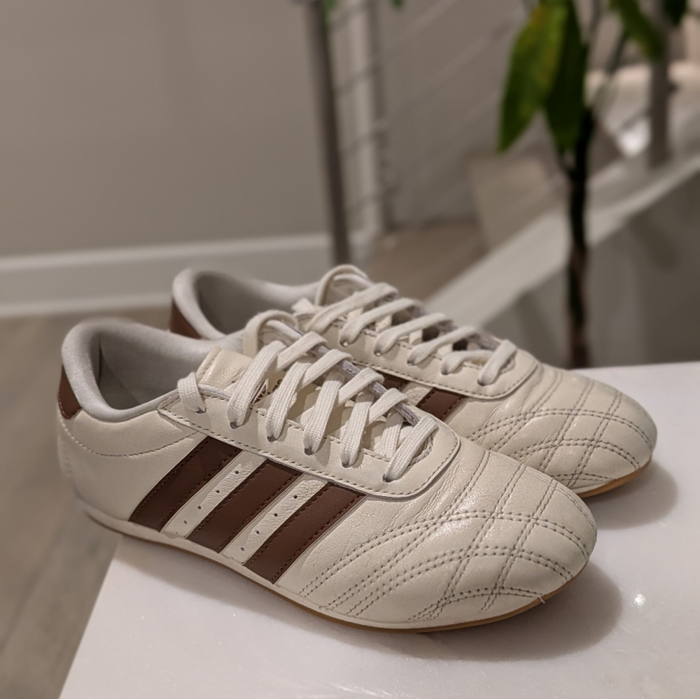 Adidas Originals Taekwondo Striped Leather Shoes - Picture 4 of 6